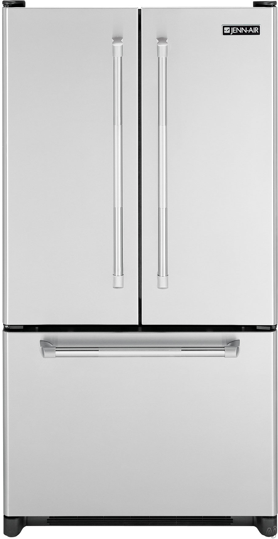 Jenn-Air JFC2089HEP 20 Cu. Ft. French Door Bottom-Freezer Counter Depth Refrigerator with Internal Water Dispenser (Panel Ready Availible): Stainless Steel w/ P