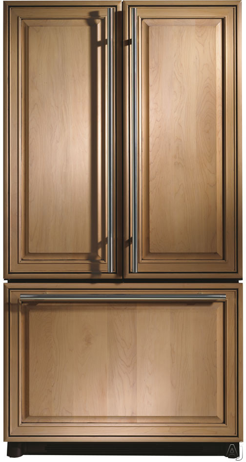 Jenn-Air JFC2089HTB 20 Cu. Ft. French Door Bottom-Freezer Counter Depth Refrigerator with Internal Water Dispenser (Panel Ready Availible): Black / Panel Ready