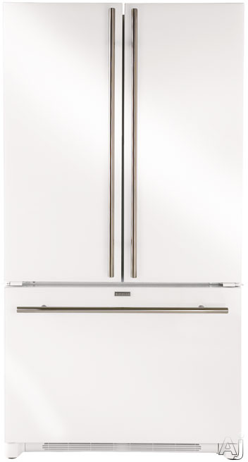 Jenn-Air JFC2089HTW 20 Cu. Ft. French Door Bottom-Freezer Counter Depth Refrigerator with Internal Water Dispenser (Panel Ready Availible): White / Panel Ready