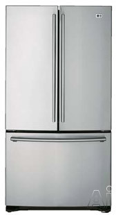 LG LFC21760ST 20.7 Cu. Ft. French Door Refrigerator with CustomCube Automatic Ice Maker & 2 Freezer Drawers: Stainless Steel