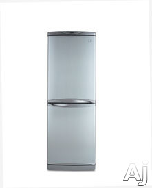 LG LRBP1031T 10 Cu. Ft. Cabinet Depth Bottom Freezer Refrigerator with 2 Tempered Glass Shelves & Electronic Temperature Controls: Titanium