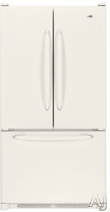 Maytag MFD2561HEQ 25 Cu. Ft. French Door Bottom-Freezer Refrigerator with Electronic Dual Cool System: Bisque
