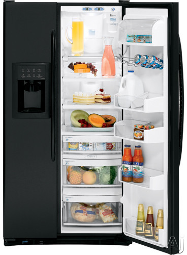 GE Profile PSC23MGS 22.6 Cu. Ft. Arctica Side-by-Side Counter-Depth Refrigerator with ClimateKeeper System & Integrated Ice System